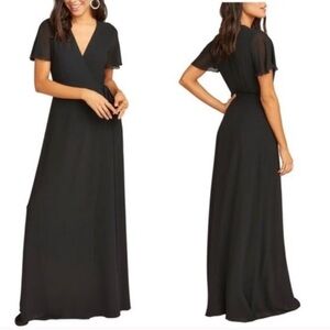 Show Me Your MuMu Elegant Black Maxi Dress